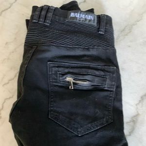Balmain slim fit jeans 28 black